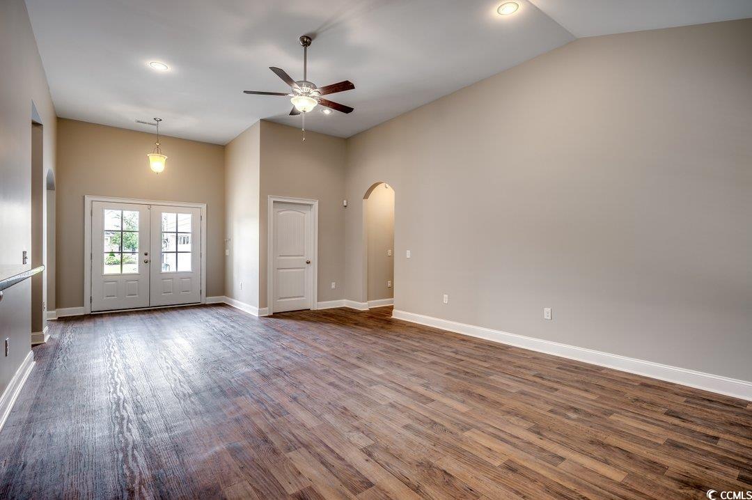 4076 Ridgewood Drive Conway, SC 29526 - Photo 12 of 32 Interior space with dark hardwood / wood-style flo