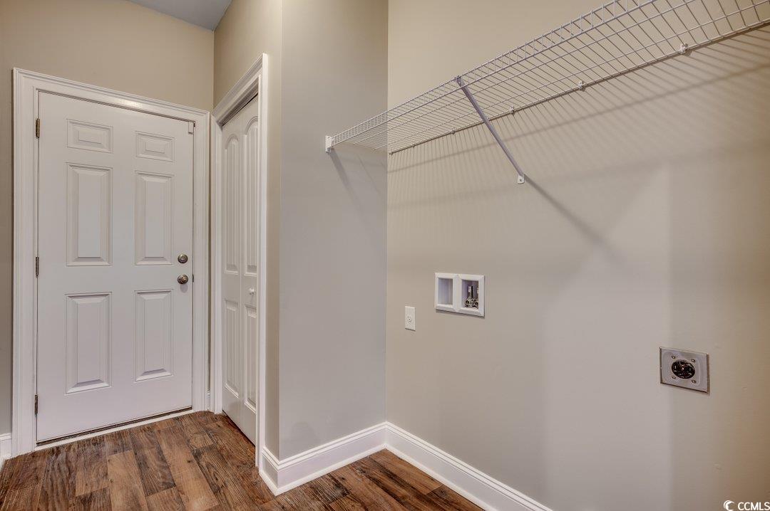 4076 Ridgewood Drive Conway, SC 29526 - Photo 16 of 32 Laundry area with electric dryer hookup, hookup fo