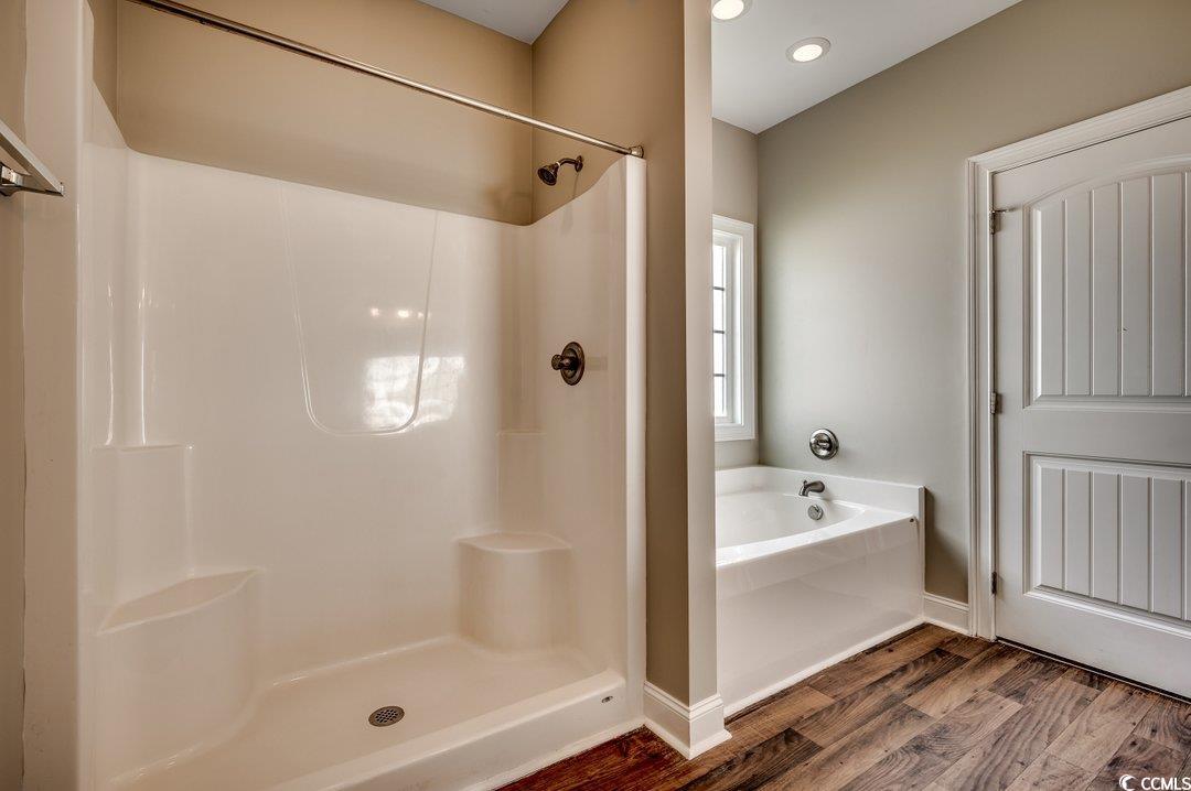4076 Ridgewood Drive Conway, SC 29526 - Photo 21 of 32 Bathroom with independent shower and bath and hard