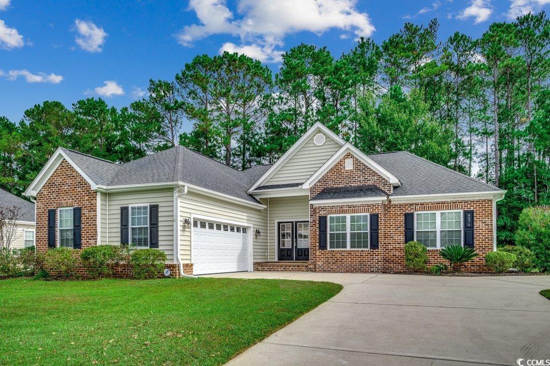 4076 Ridgewood Drive Conway, SC 29526 - Photo 31 of 32 View of front of home with a garage and a front la