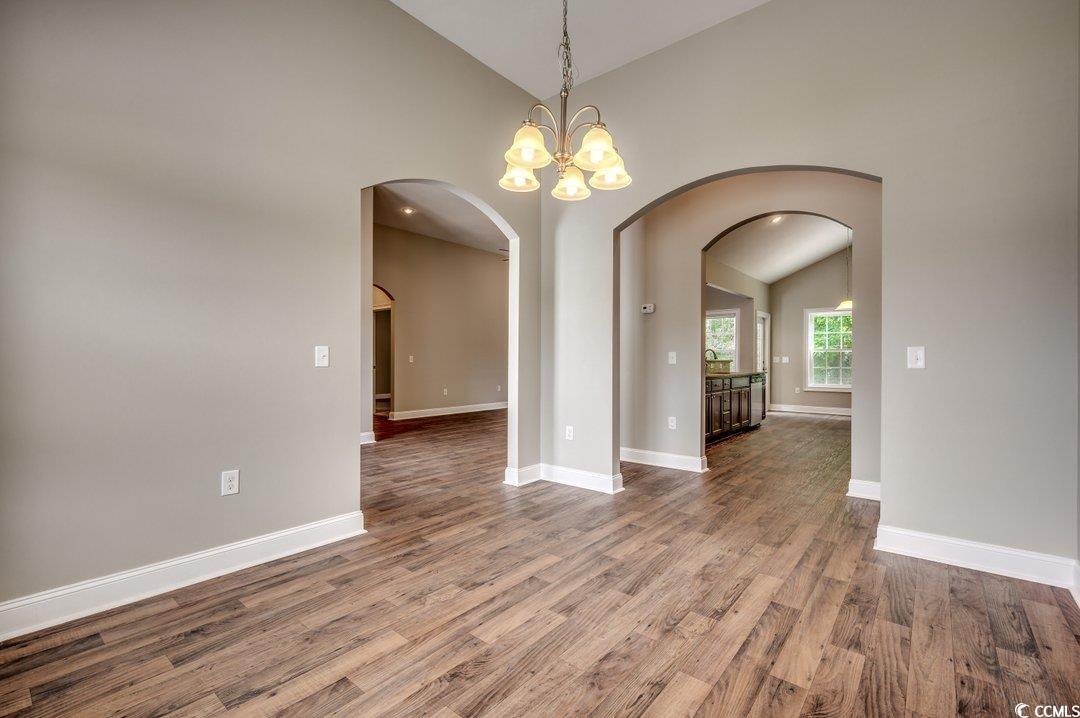 4076 Ridgewood Drive Conway, SC 29526 - Photo 5 of 32 Unfurnished dining area with high vaulted ceiling,