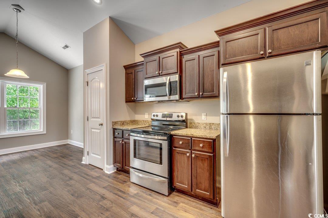 4076 Ridgewood Drive Conway, SC 29526 - Photo 7 of 32 Kitchen featuring light stone counters, decorative