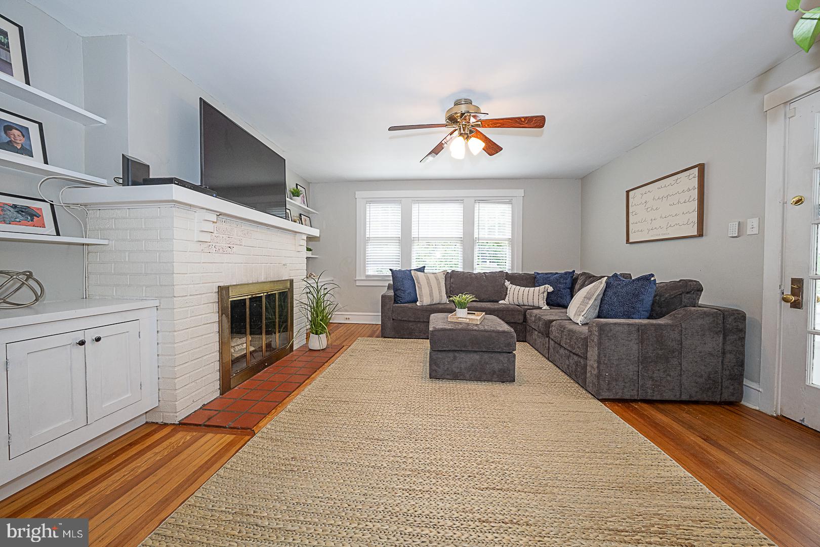131 Biddle Road Paoli, PA 19301 - Photo 10 of 42 Family Room with wood burning fireplace