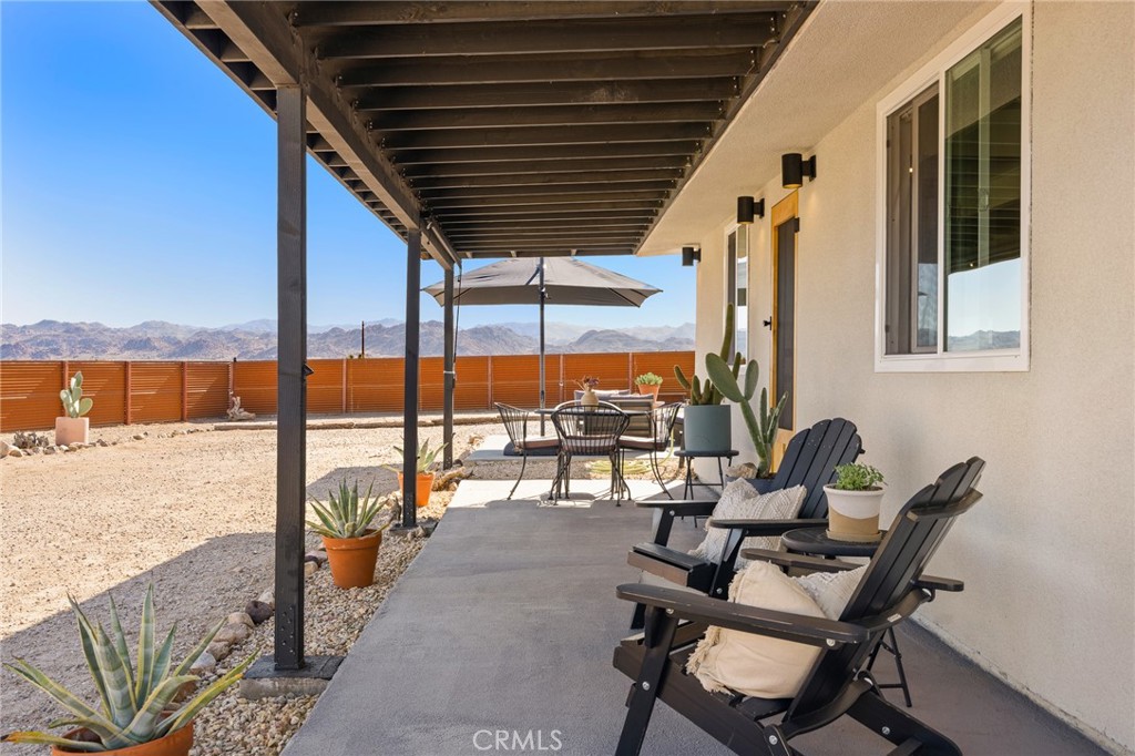 4212 Oneill Road Joshua Tree, CA 92252 - Photo 9 of 60 a roof deck with patio