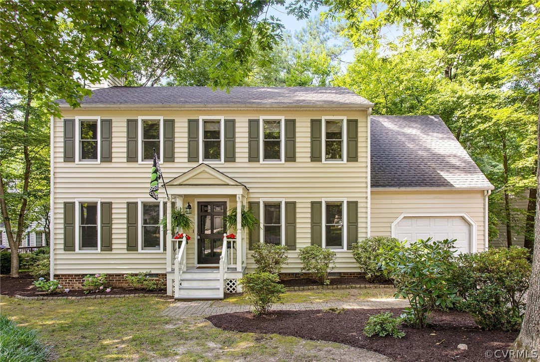 14000 Turtle Hill Road Midlothian, VA 23112 - Photo 1 of 37 a front view of a house with a garden