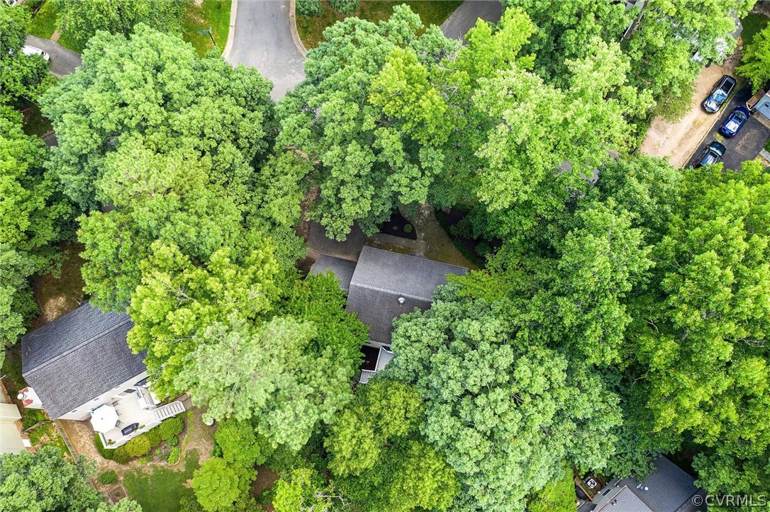 14000 Turtle Hill Road Midlothian, VA 23112 - Photo 37 of 37 an aerial view of residential house with outdoor space and trees all around