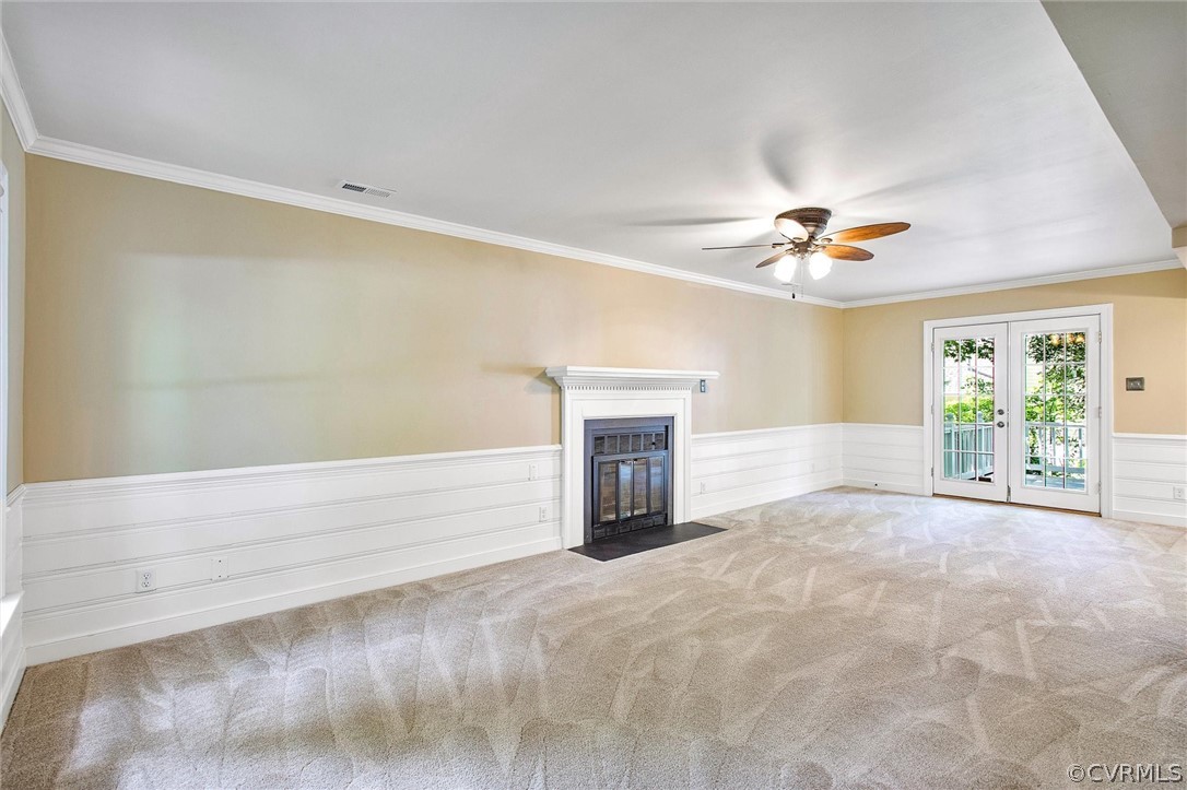 14000 Turtle Hill Road Midlothian, VA 23112 - Photo 6 of 37 a view of an empty room with a fireplace and a window