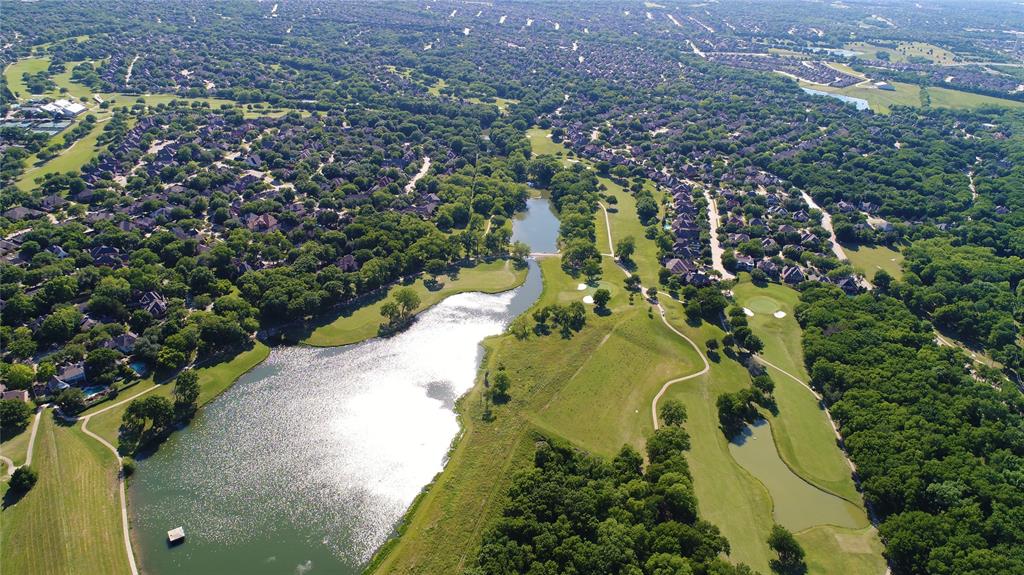 2704 Wind Ridge McKinney, TX 75072 - Photo 34 of 35 Aerial of the course and lake