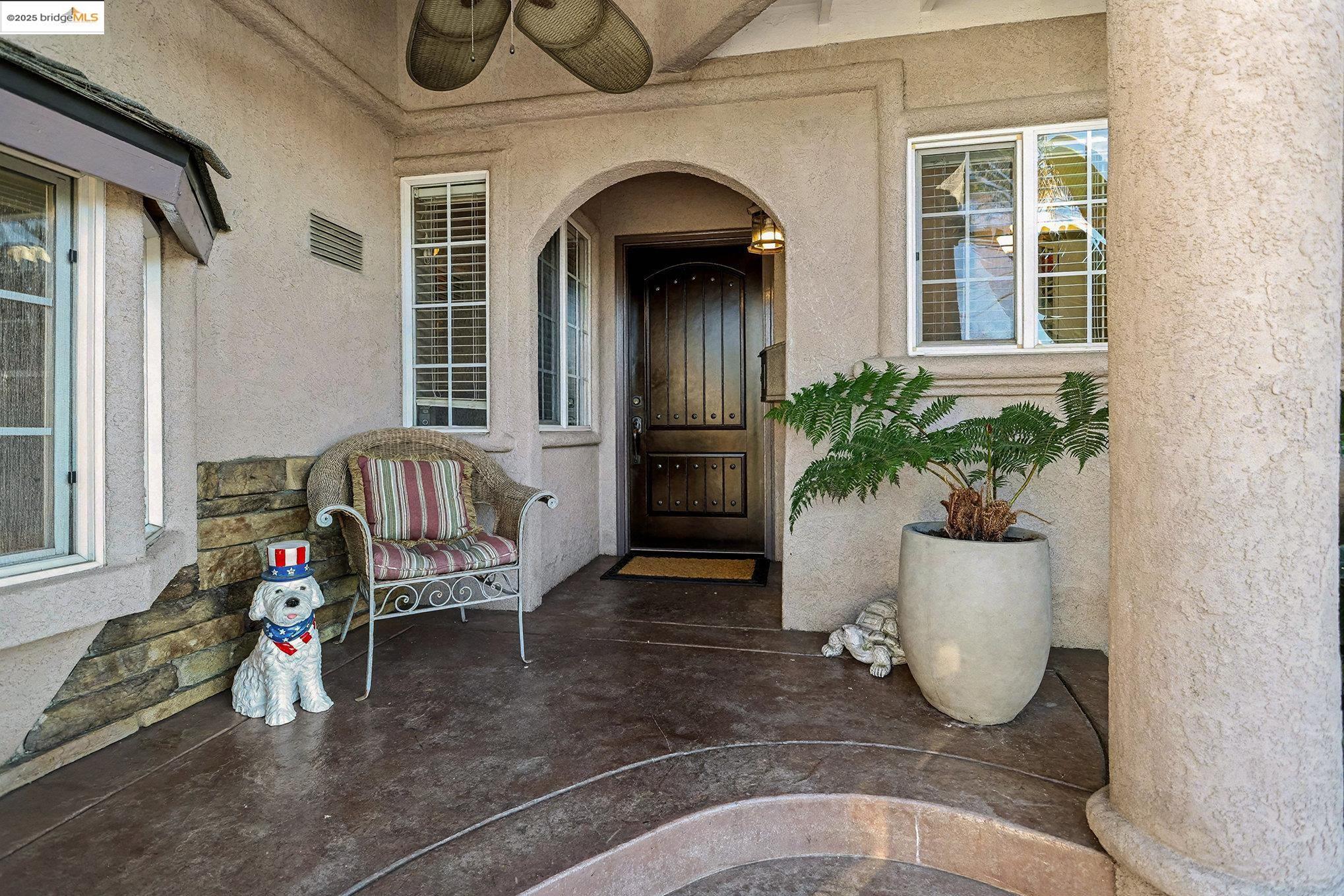 3614 Kay Court Fremont, CA 94538 - Photo 30 of 35 Covered front porch with wood door entry to home