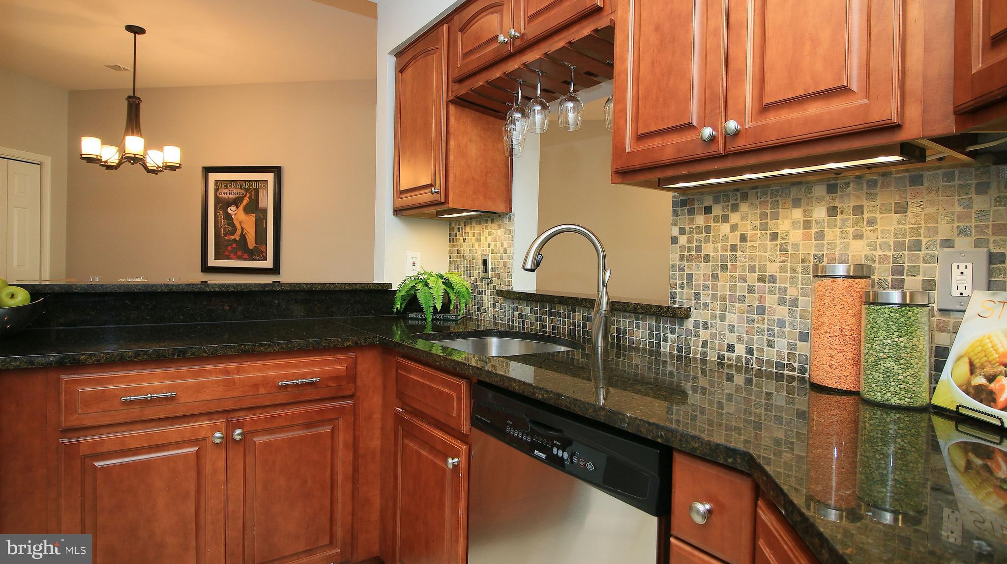 11226 Harbor Court Reston, VA 20191 - Photo 8 of 30 PASS-THROUGH WINDOW WITH RACK FOR STEMWARE