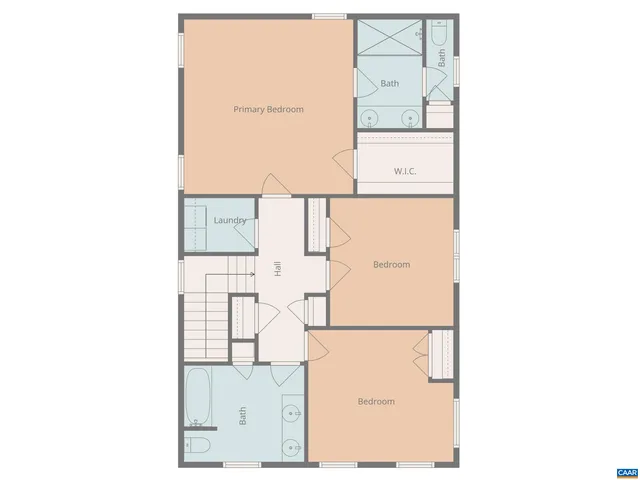 a picture of wall with a white wall