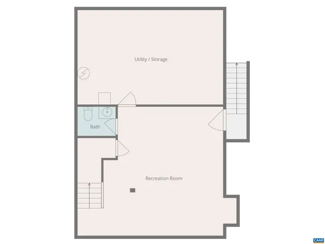 a view of a house with a mountain