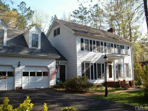front view of a house with a porch