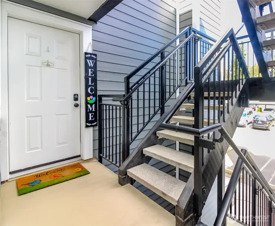 a view of front door