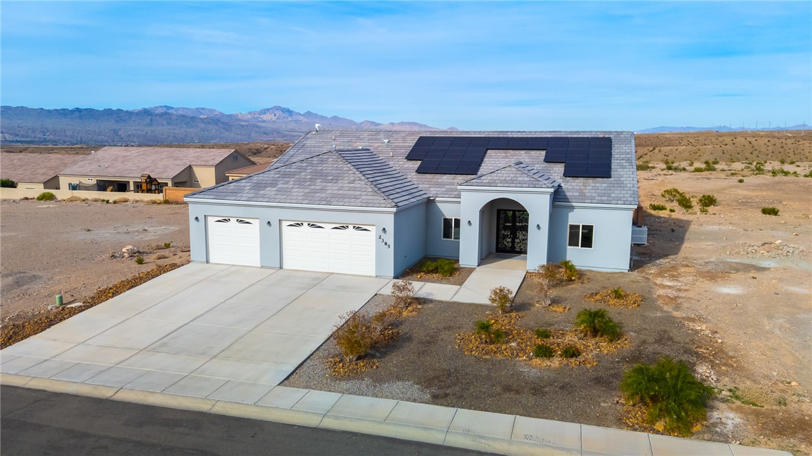 2385 Corwin Road Bullhead City, AZ 86442 - Photo 72 of 78 an aerial view of a house with a yard