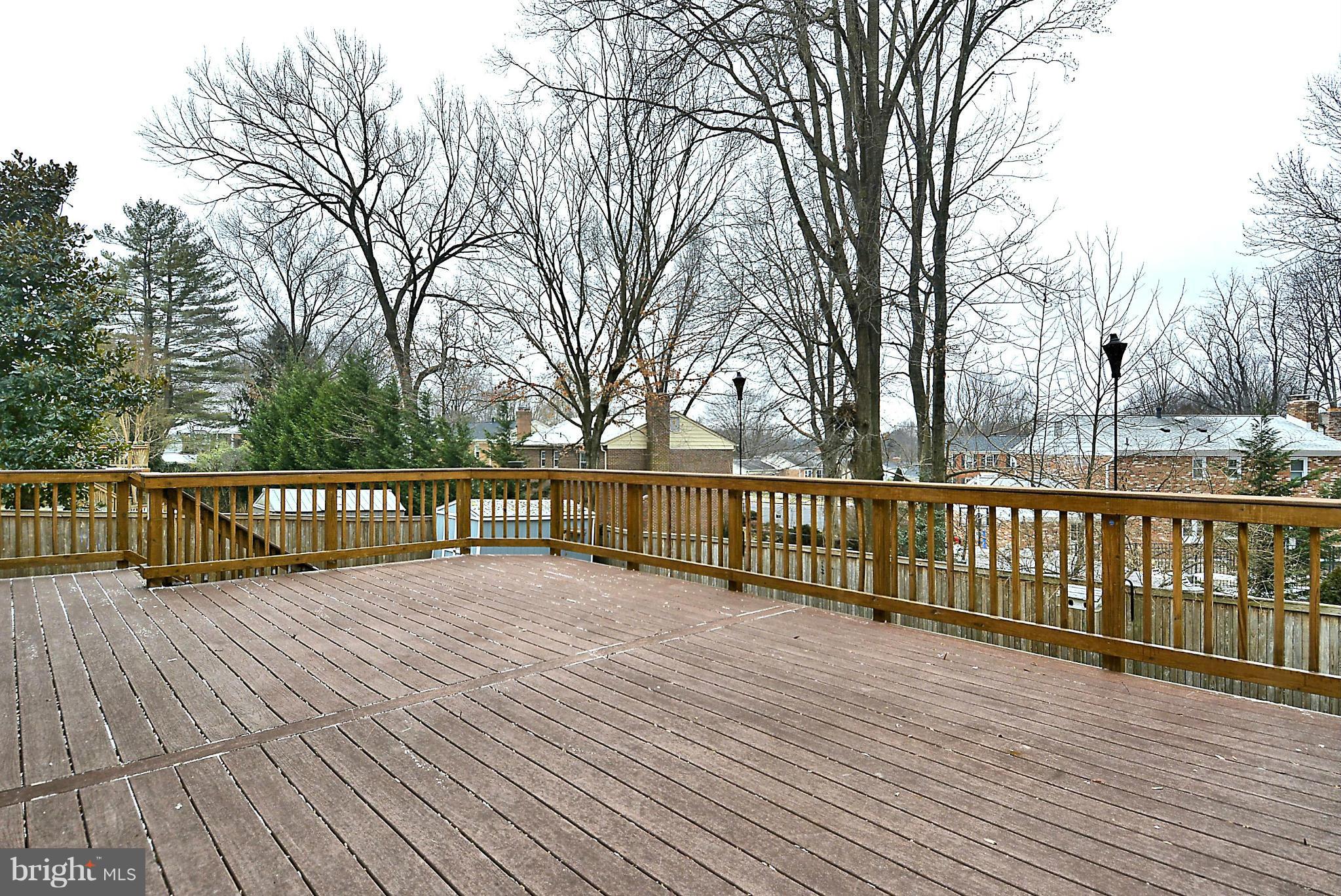 1870 Beulah Road Vienna, VA 22182 - Photo 23 of 30 a view of a wooden deck
