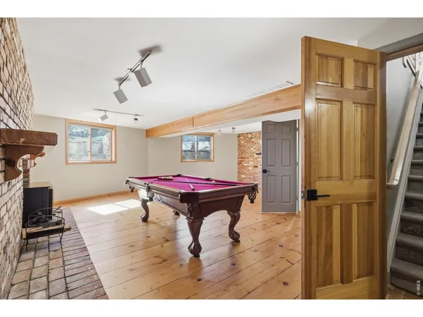 a room with musical instruments