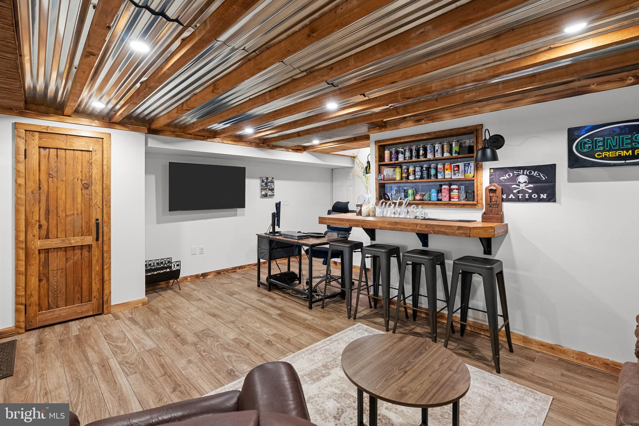 3422 Orion Road Philadelphia, PA 19154 - Photo 17 of 30 Basement bar with rustic charm.