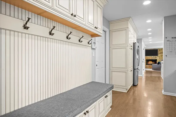 a view of a kitchen with a sink