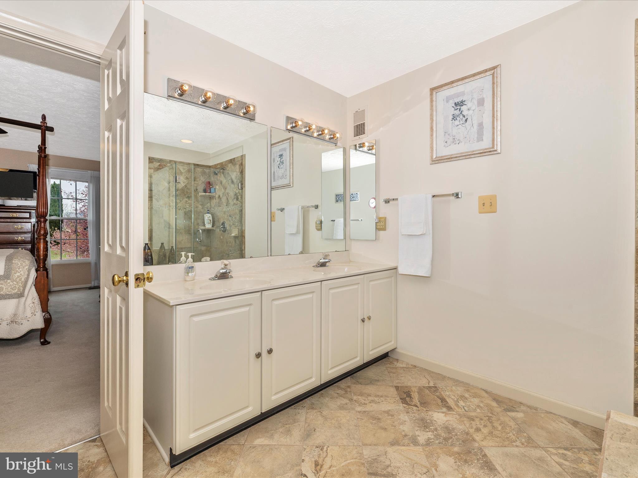 10 Knoll Side Lane Middletown, MD 21769 - Photo 30 of 84 a spacious bathroom with a shower sink and mirror