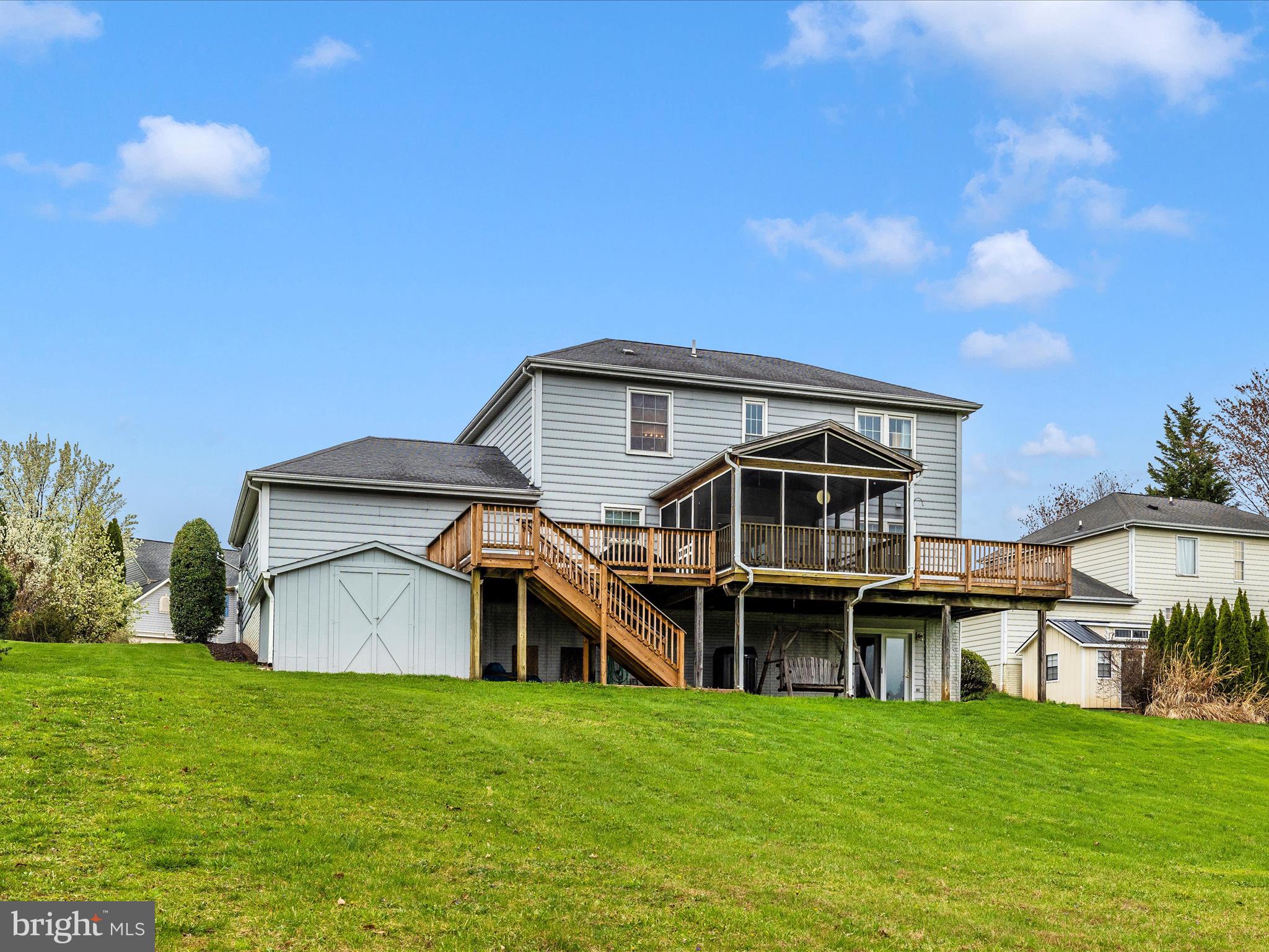 10 Knoll Side Lane Middletown, MD 21769 - Photo 51 of 84 a view of a big house with a big yard and large trees