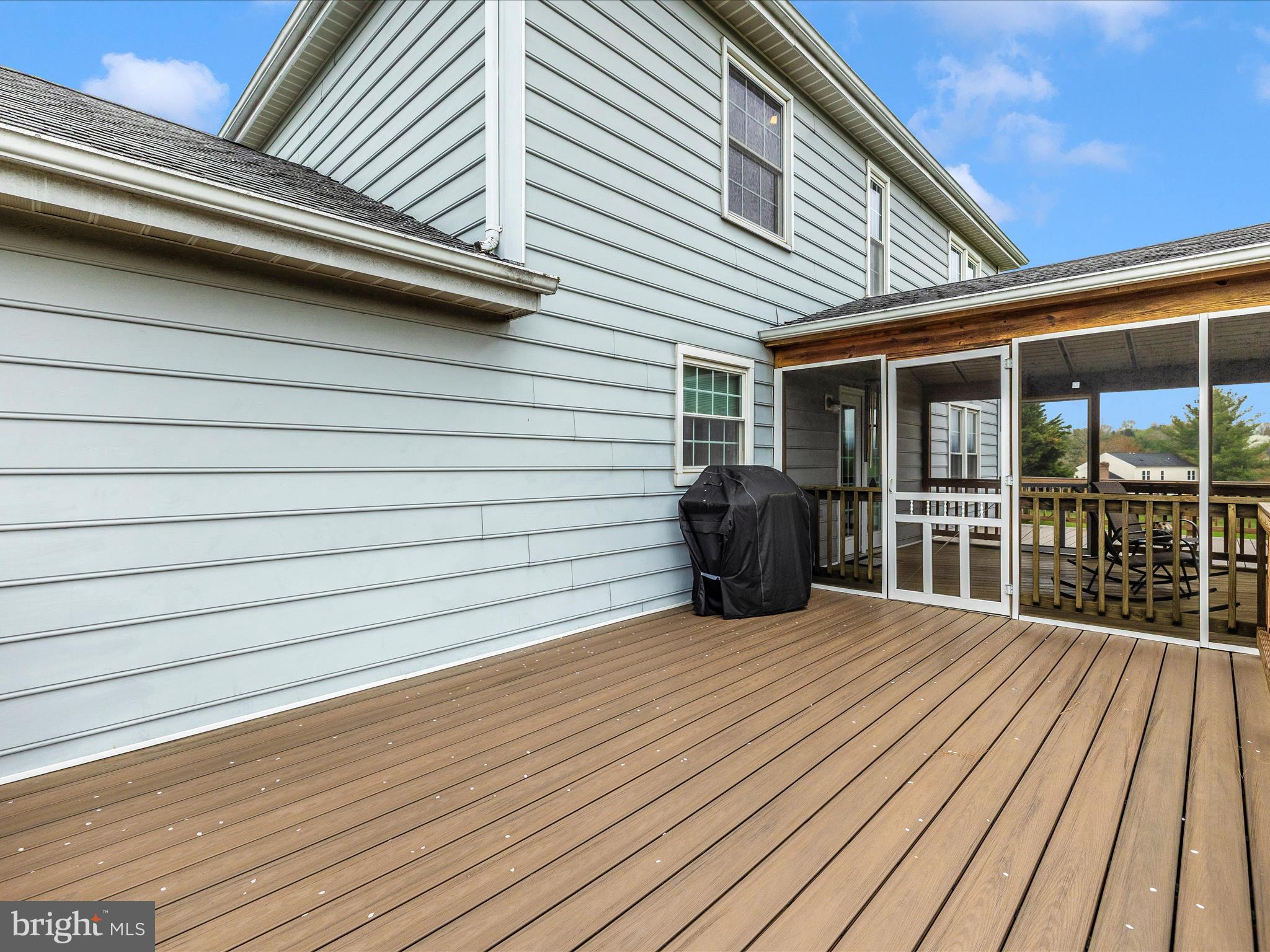 10 Knoll Side Lane Middletown, MD 21769 - Photo 53 of 84 a view of backyard with deck and wooden floor