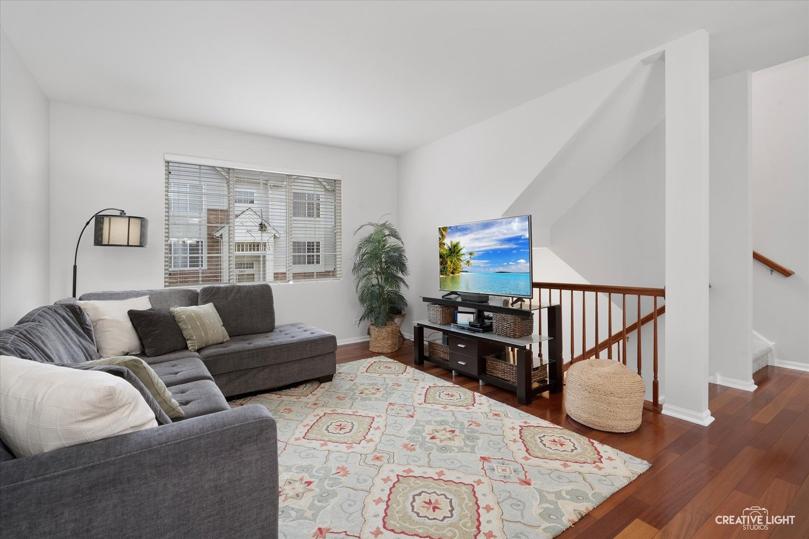 3426 Cameron Drive, Unit 3426 Elgin, IL 60124 - Photo 2 of 17 a living room with furniture and a flat screen tv