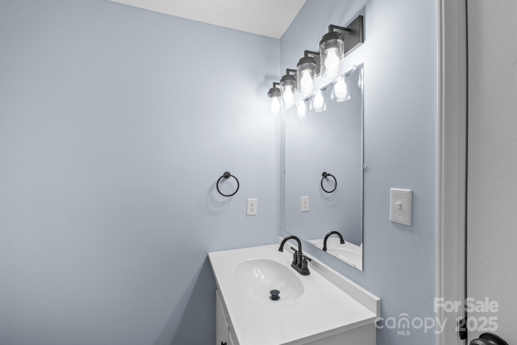 2830 Ellerwood Road Hudson, NC 28638 - Photo 37 of 46 a bathroom with a sink and mirror