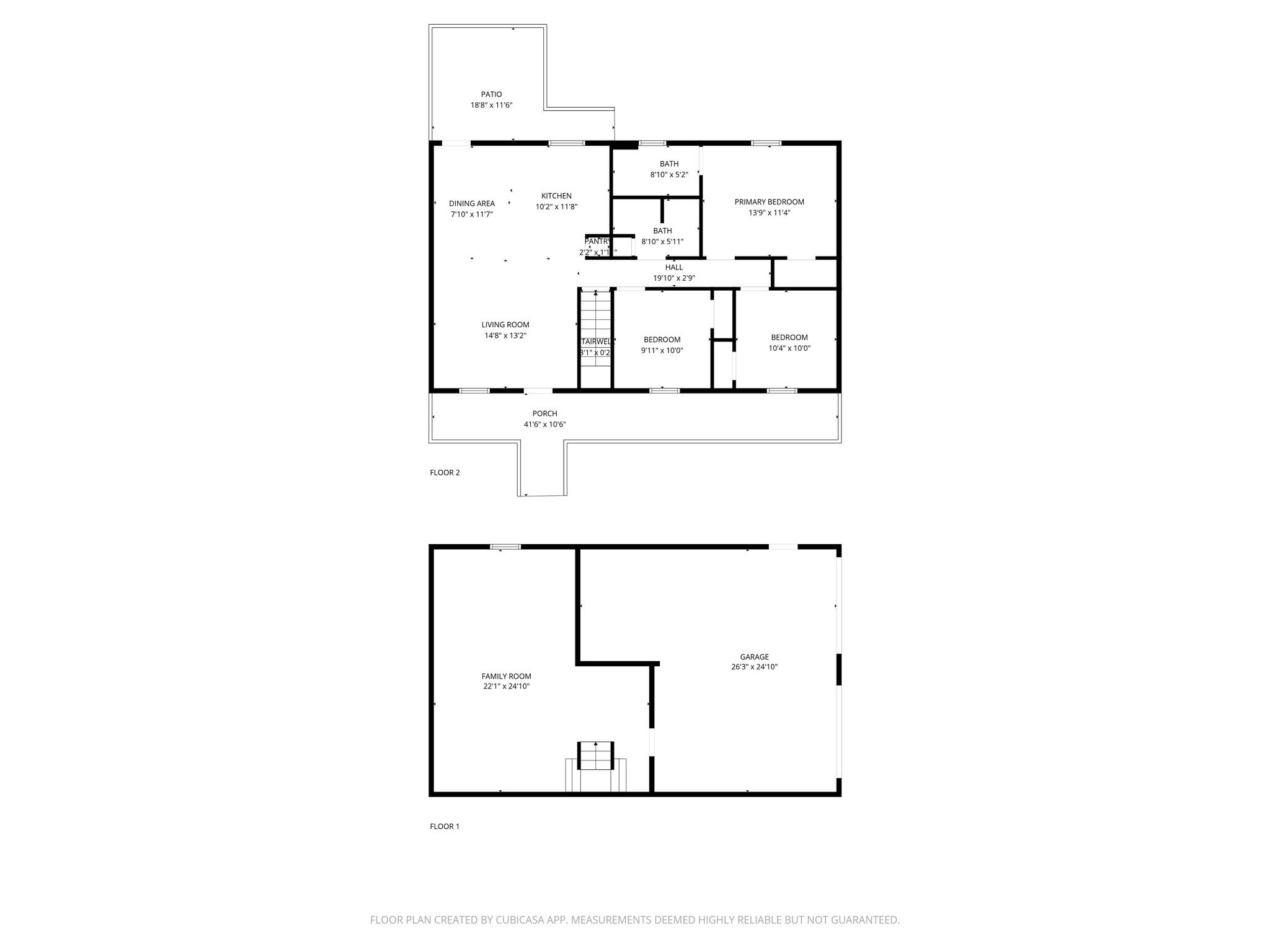 2830 Ellerwood Road Hudson, NC 28638 - Photo 46 of 46 a picture of a floor plan