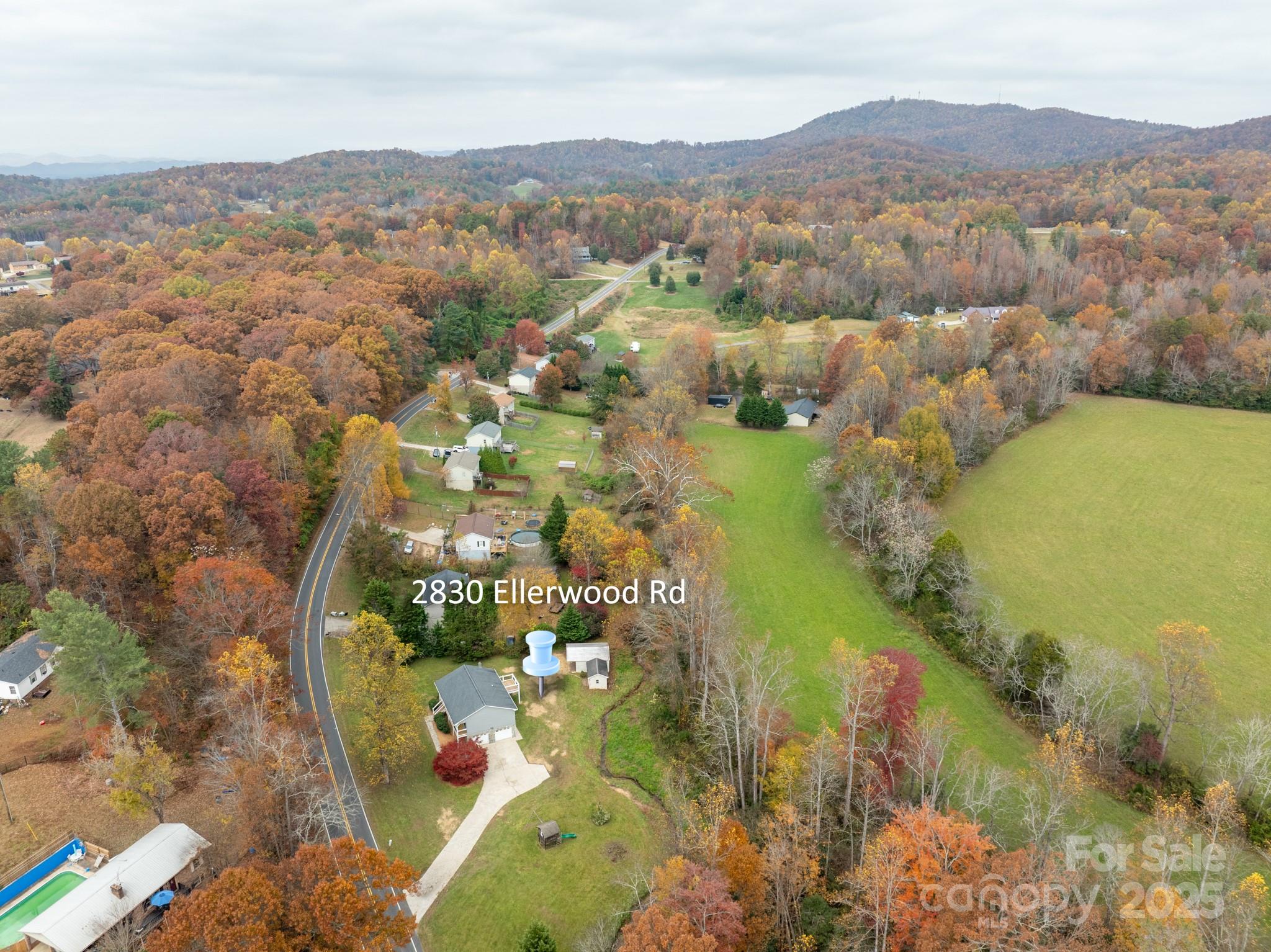 2830 Ellerwood Road Hudson, NC 28638 - Photo 6 of 46 view of city and mountain