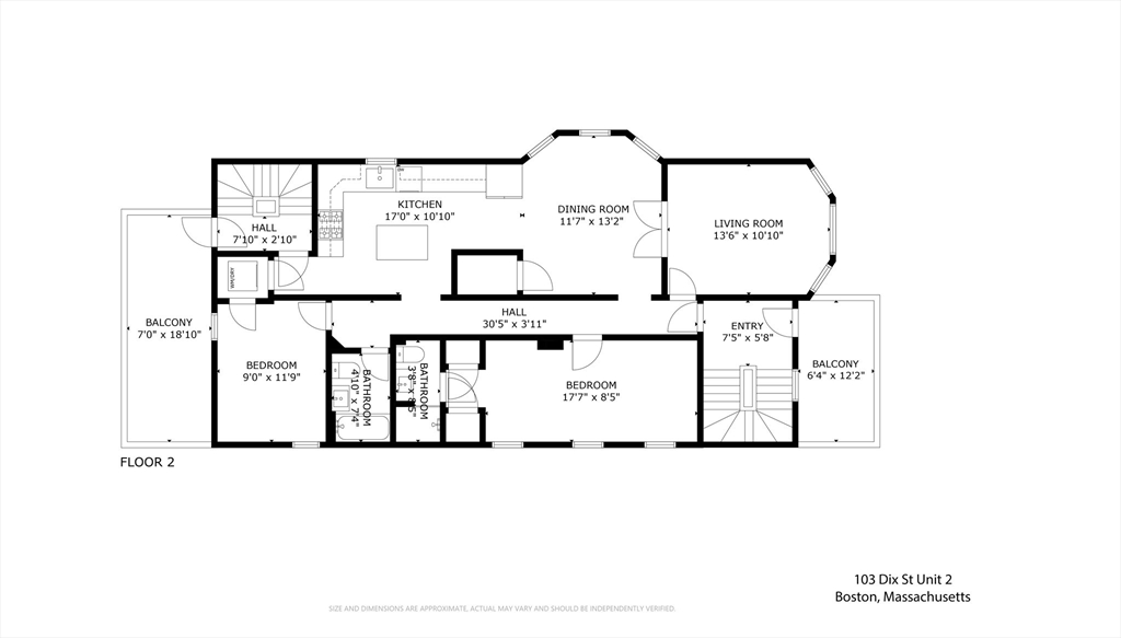 103 Dix Street, Unit 2 Boston, MA 02122 - Photo 23 of 23 a picture of a floor plan