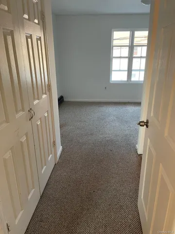 an entryway with a window