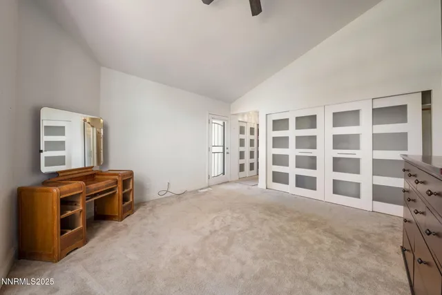 a view of a livingroom with furniture