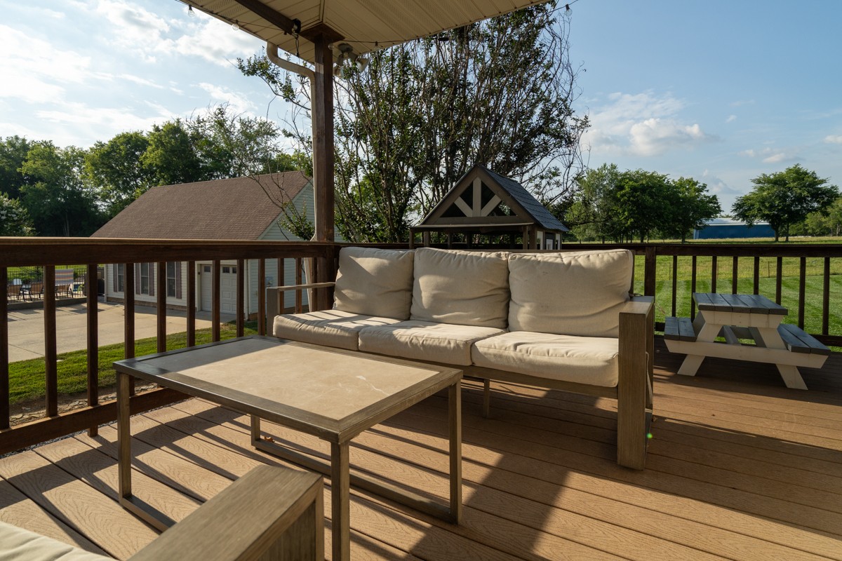 883 South Ridge Trail Clarksville, TN 37043 - Photo 31 of 42 Large deck big enough for socializing and grilling