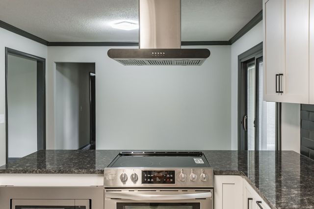 a close view of stove