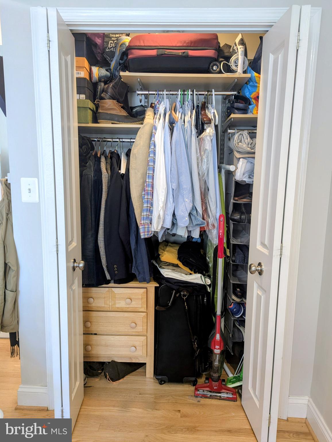 1701 16th Street Northwest, Unit 510 Washington, DC 20009 - Photo 18 of 29 Double closet w/an Elfa organization system