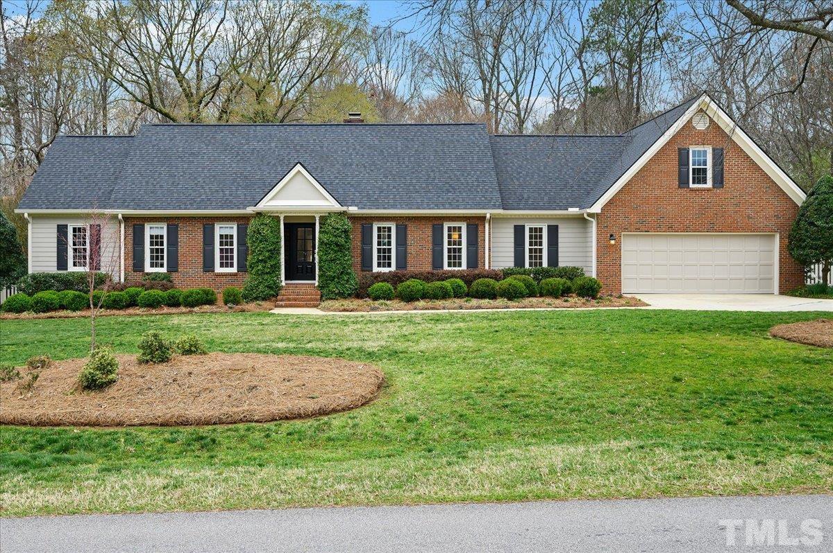 front view of house with a yard