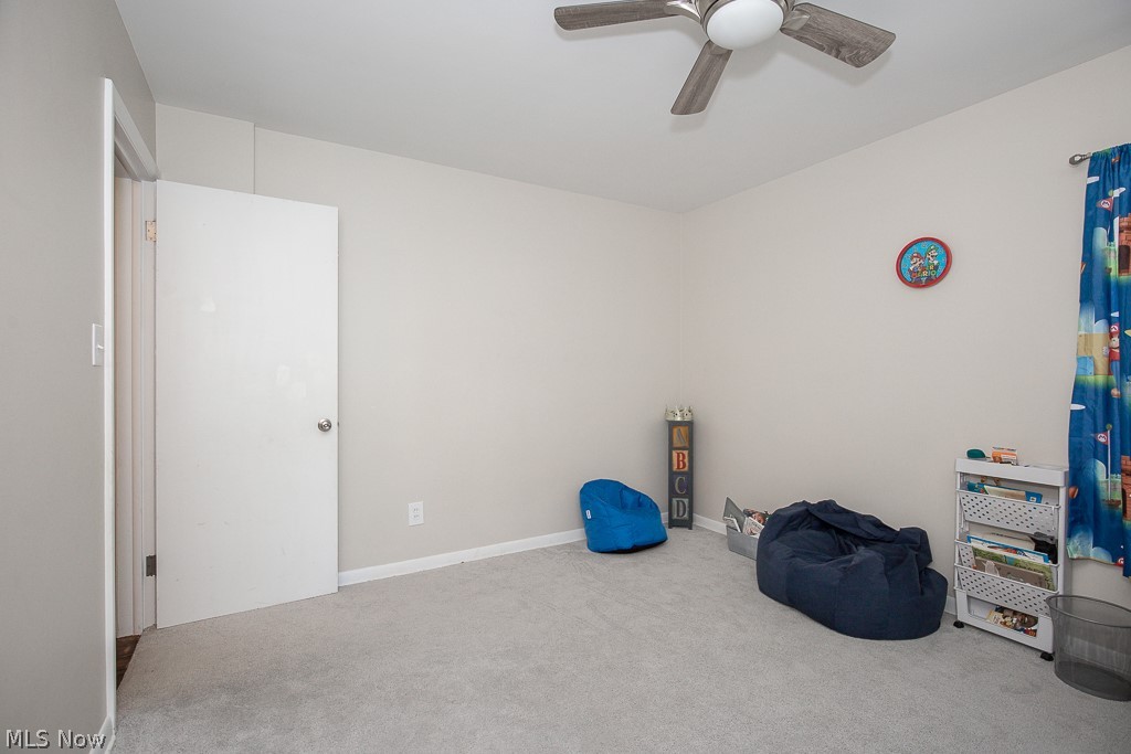 21825 Rye Road Beachwood, OH 44122 - Photo 21 of 35 Miscellaneous room featuring ceiling fan and carpet