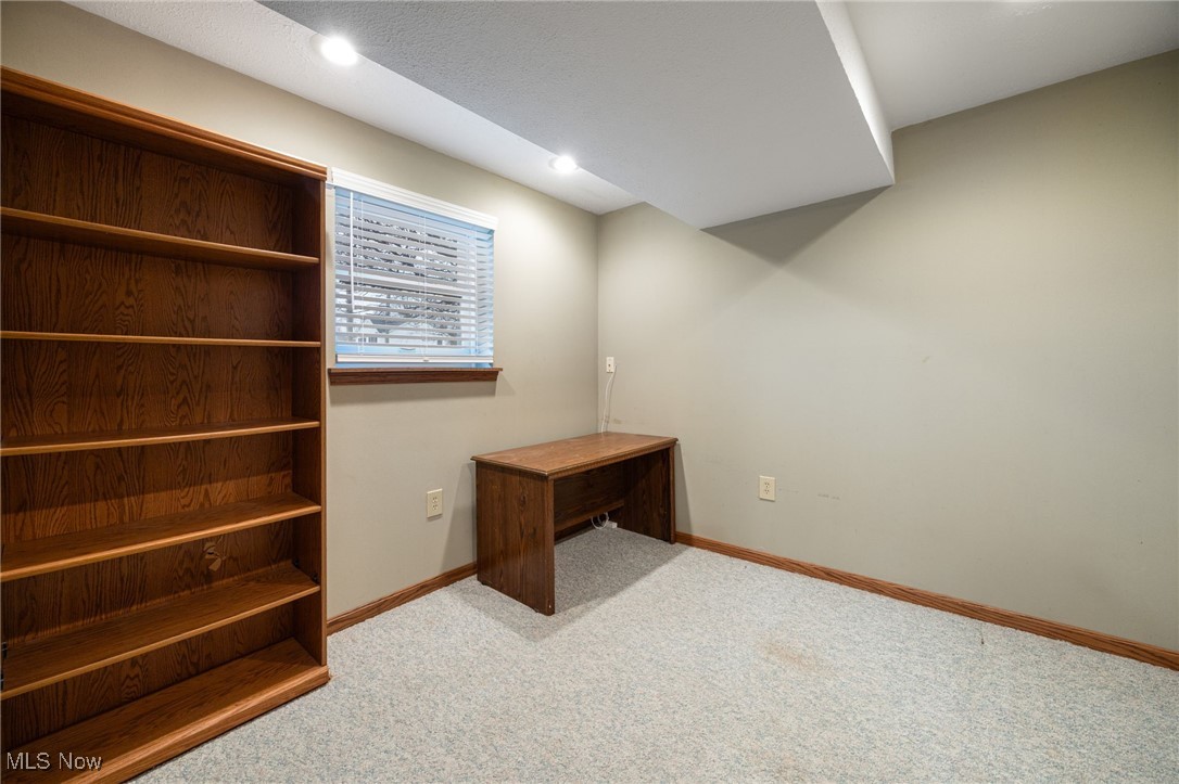1838 Sandy Lake Road Ravenna, OH 44266 - Photo 28 of 41 Lower-level 4th bedroom currently used as office.
