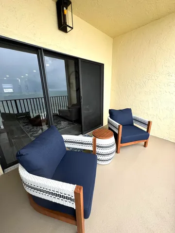 a view of a yard with an outdoor space