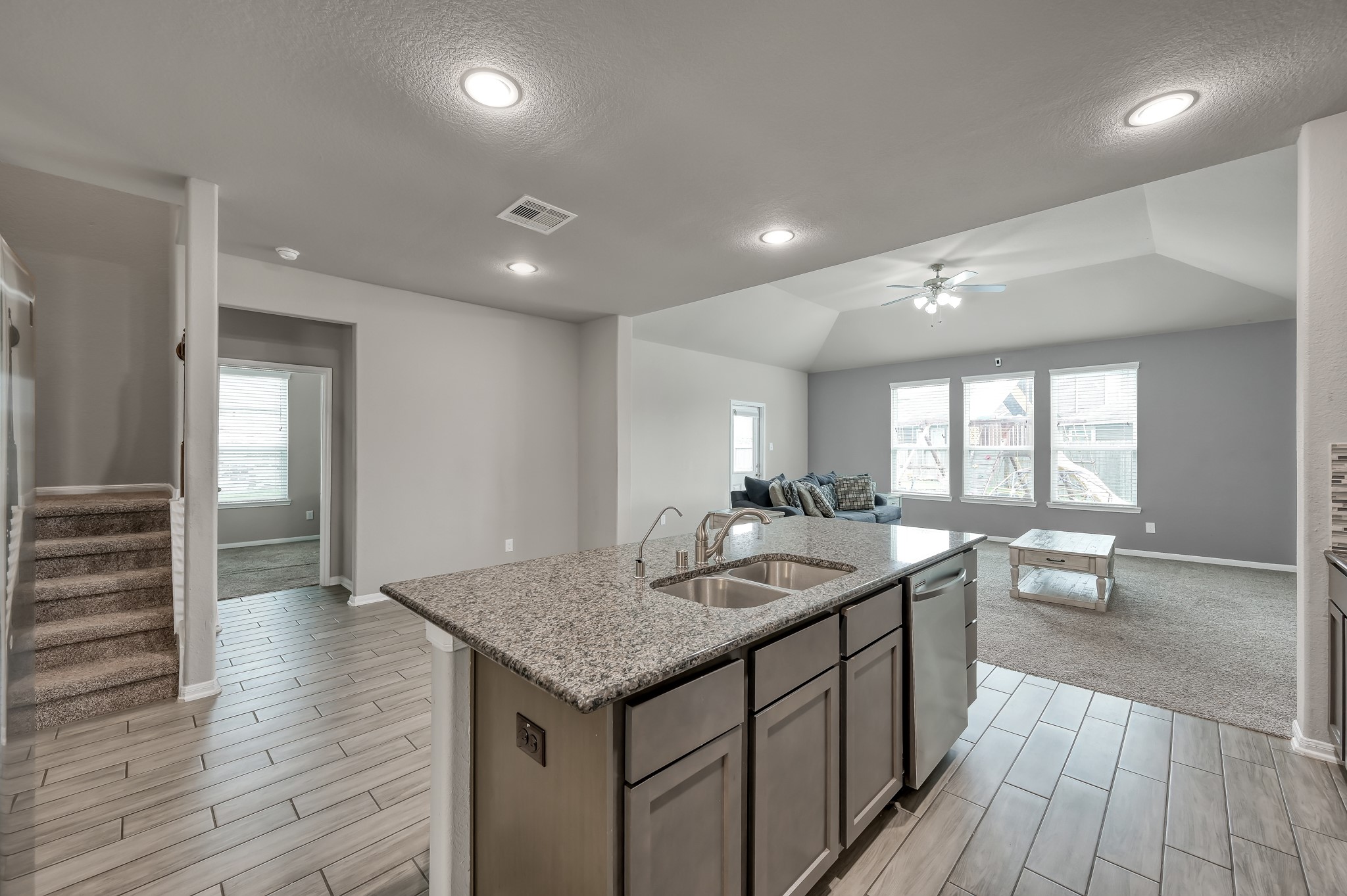 29211 Sequoia Tree Trail Spring, TX 77386 - Photo 7 of 32 an open kitchen with sink and breakfast area