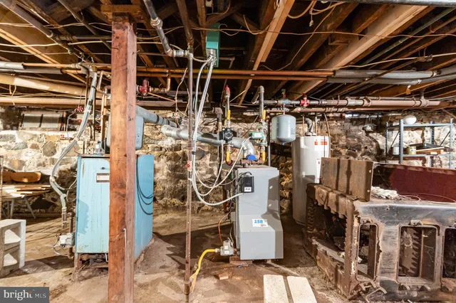 a view of a storage room