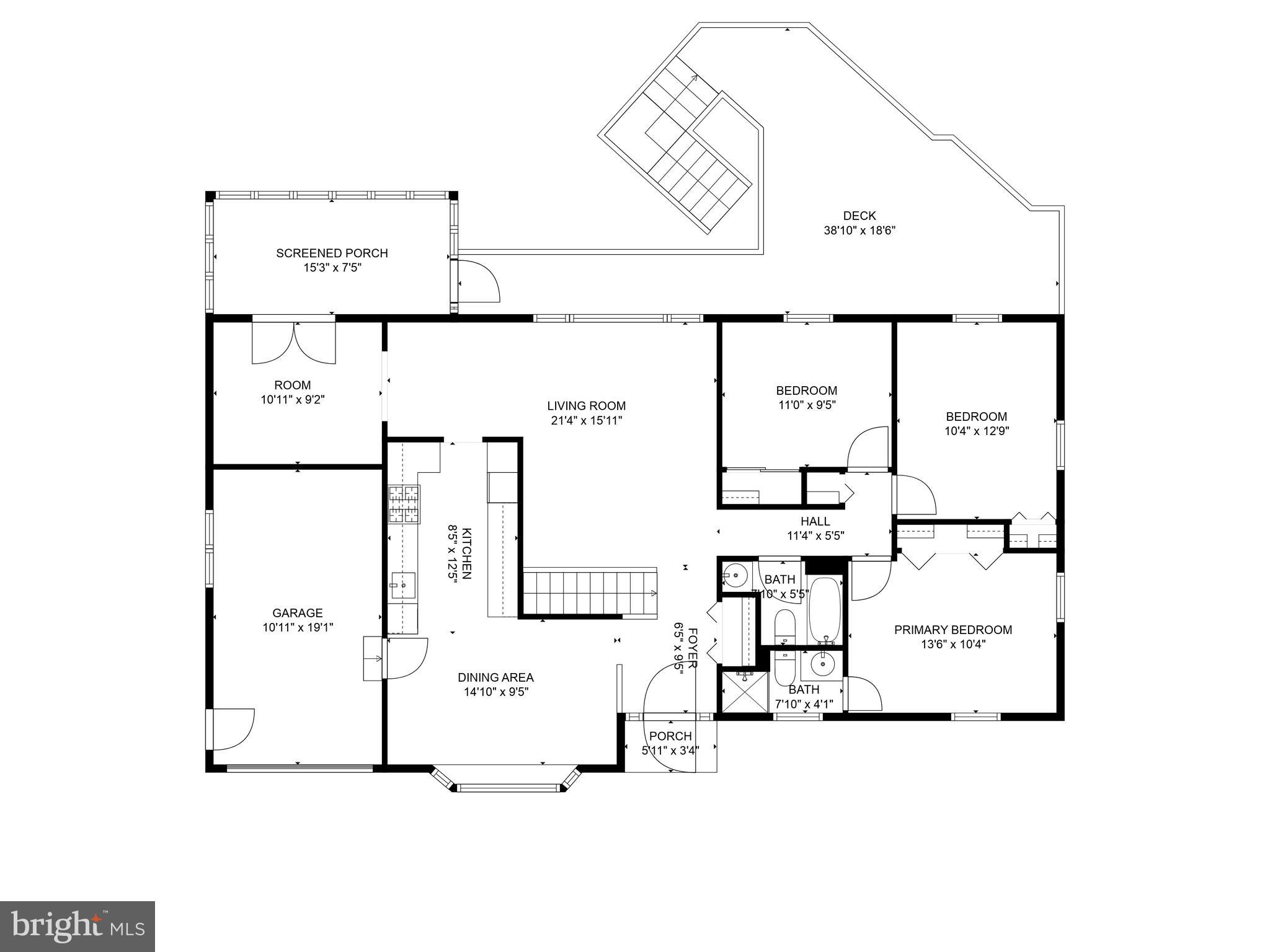 7711 Heming Place Springfield, VA 22151 - Photo 5 of 76 main lvl flr plan