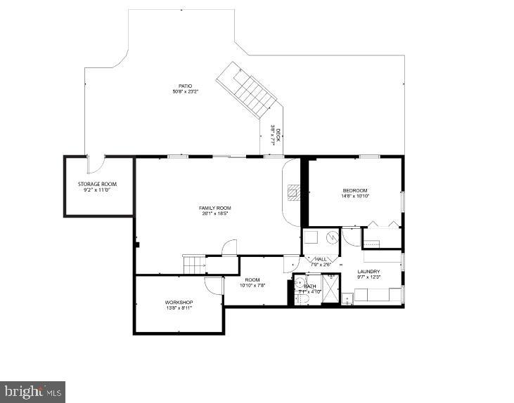 7711 Heming Place Springfield, VA 22151 - Photo 6 of 76 lower lvl flr plan