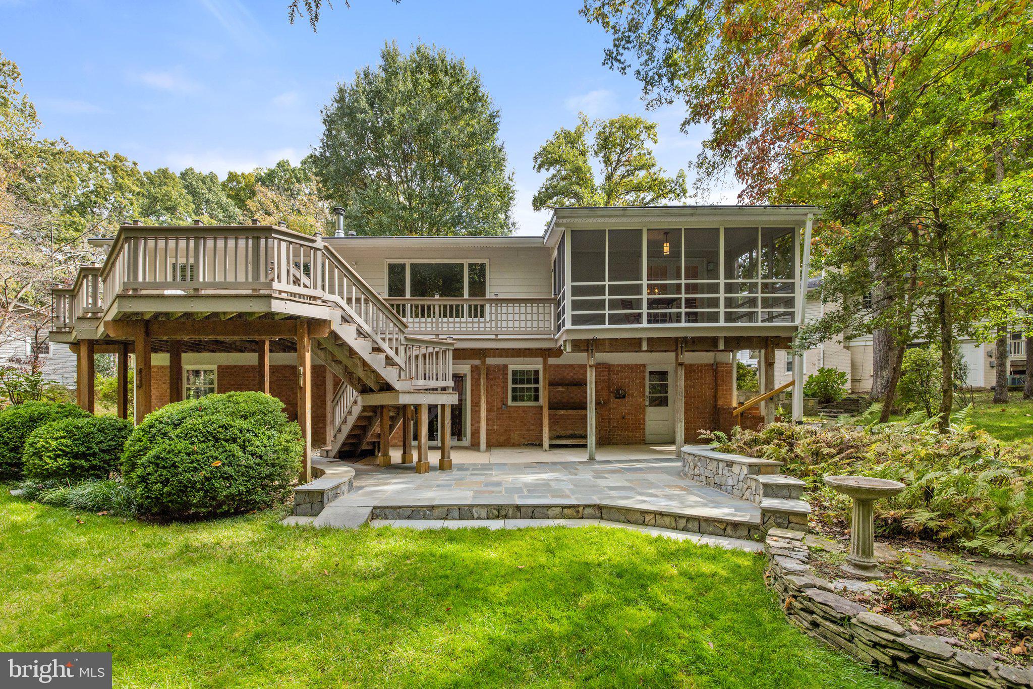 7711 Heming Place Springfield, VA 22151 - Photo 67 of 76 rear view of home
