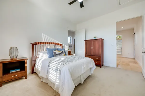 a room with gym equipment and a window