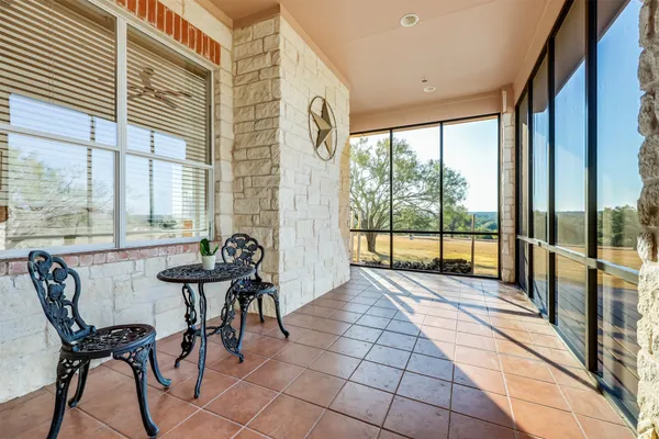 a view of a city with sunset view