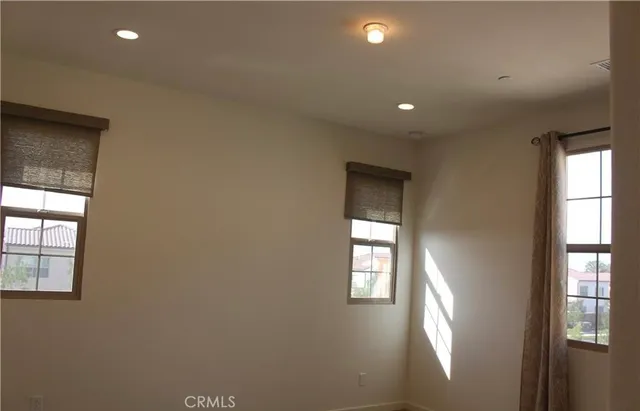 a close view of closet