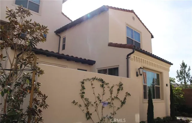 a front view of a house with a window