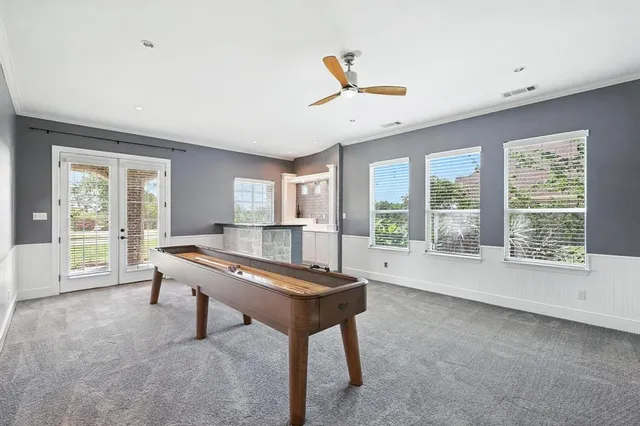 a room with furniture and window